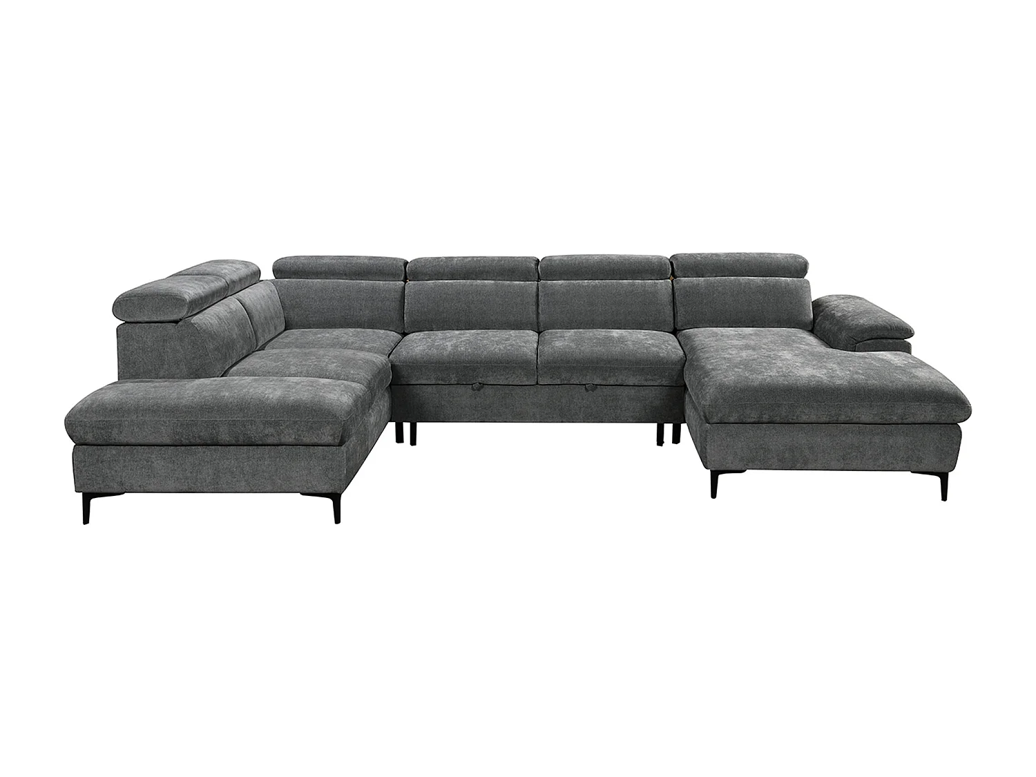 Leon Fabric Pull Out Corner Sofa Bed
