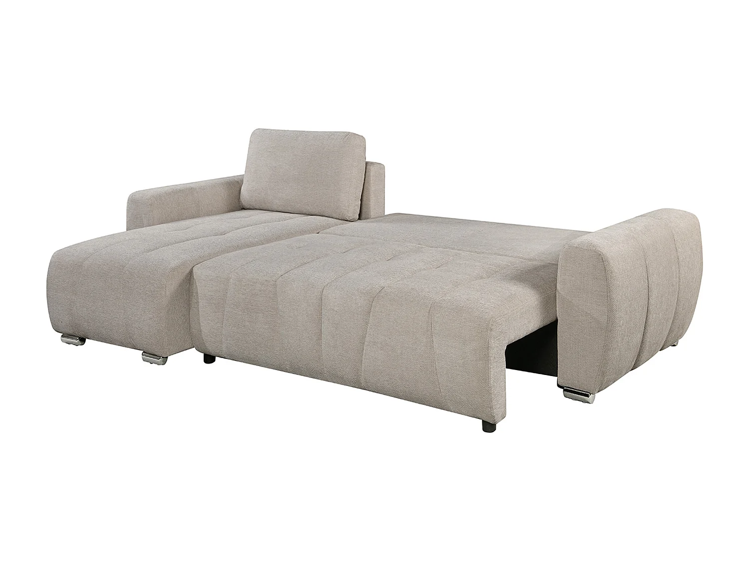 Vienna 3 Seater Fabric Pull Out Sofa Bed