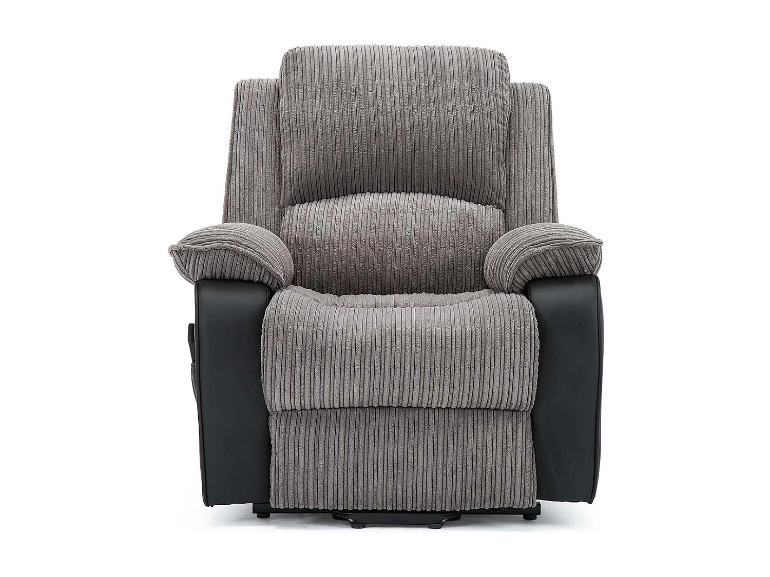 Postana Single Motor Electric Rise Recliner Jumbo Cord Fabric Chair