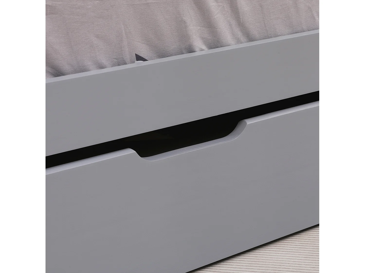 Teddy Kids Childrens Wooden House Single Bed Frame w Guest Trundle Bed