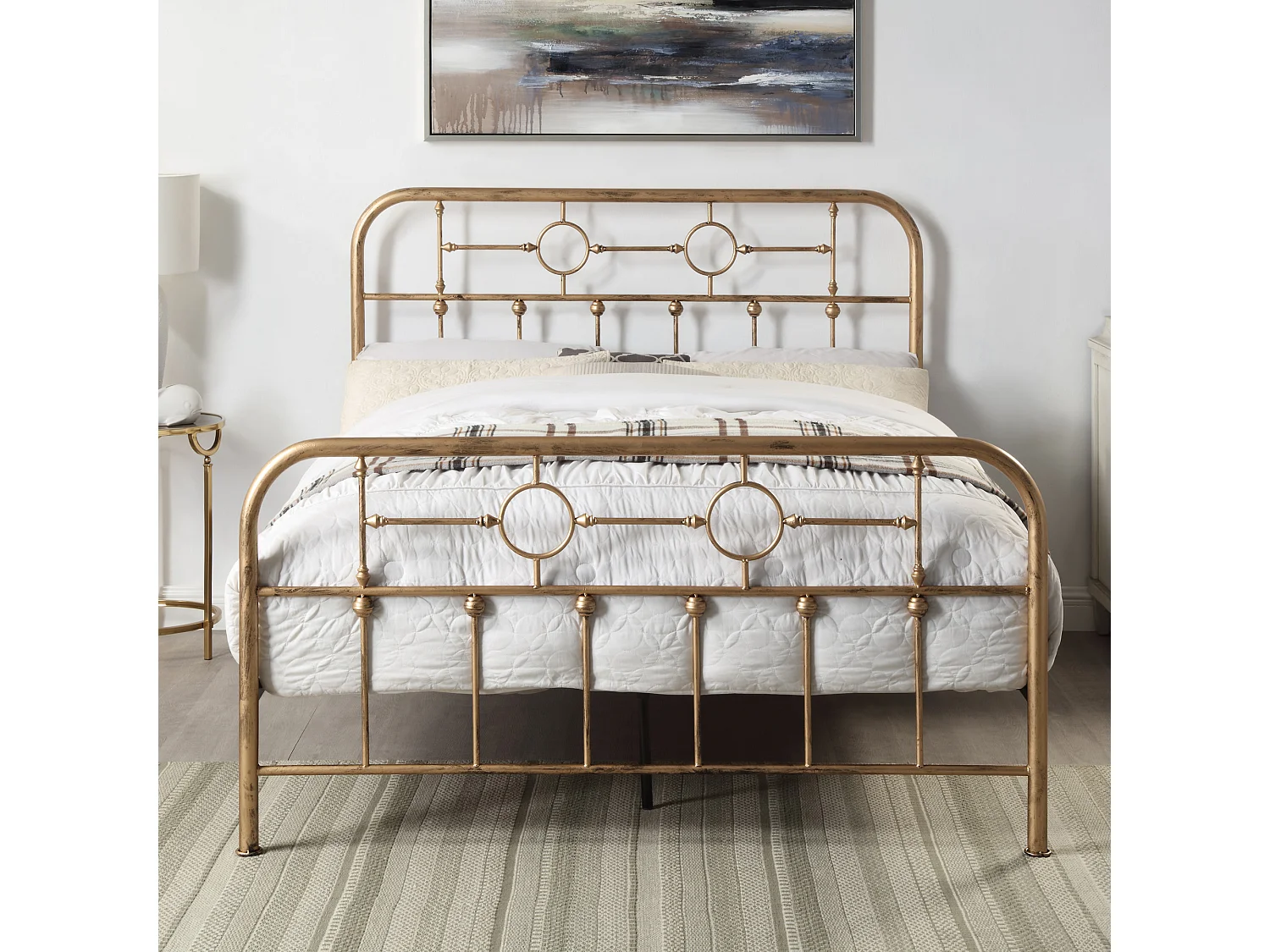 Ware Victorian Industrial Design Metal Bed Frame