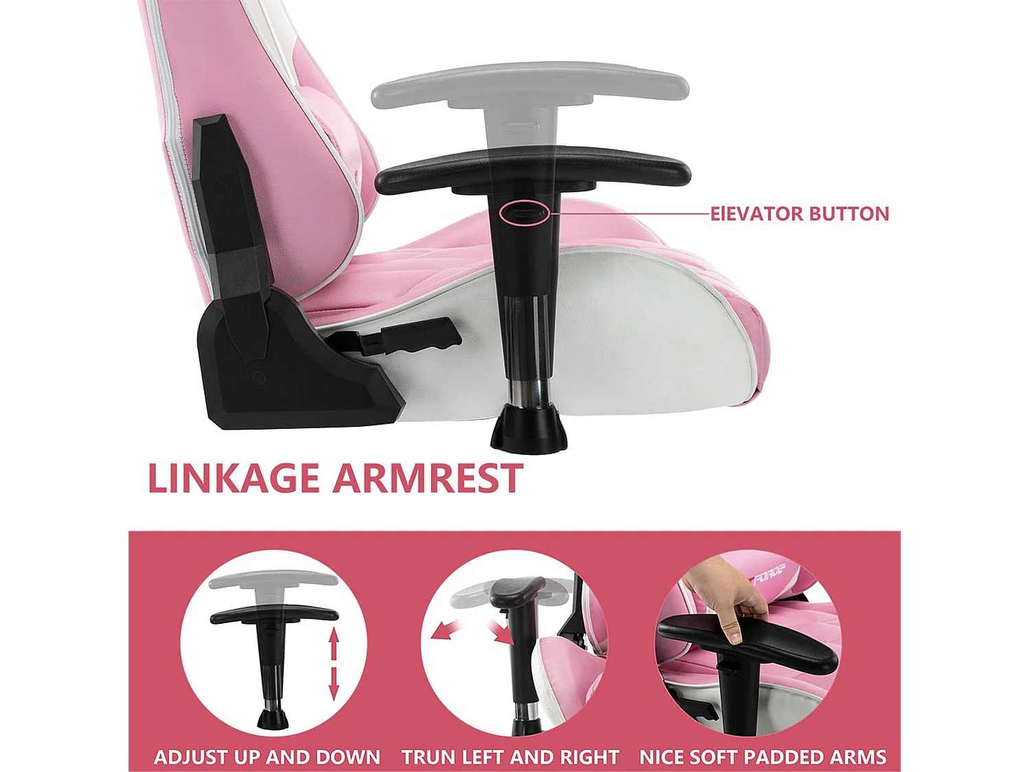 Pro GT Reclining Sports Racing Office Desk Faux Leather Gaming Chair