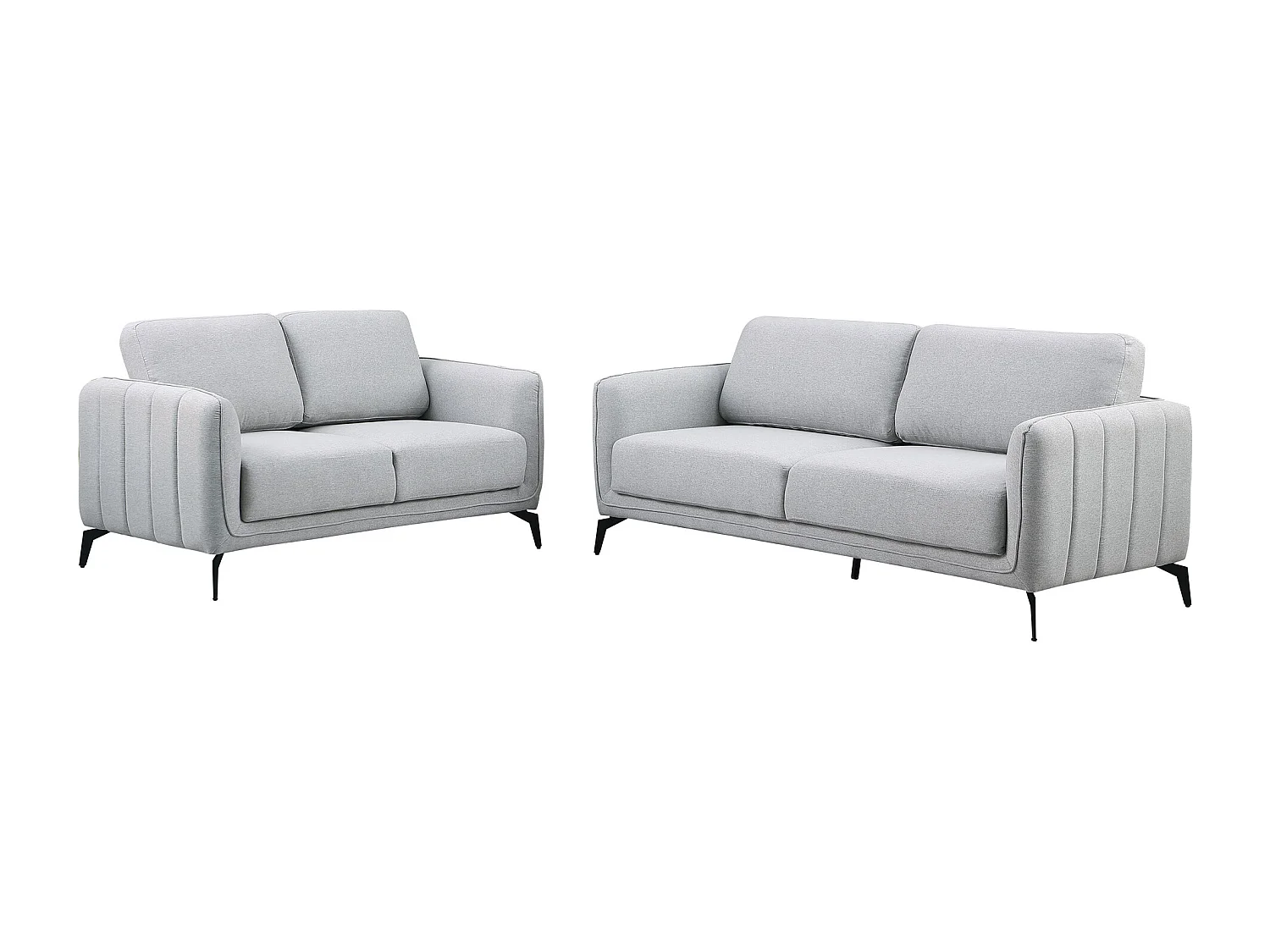 Oslo Modern Scandi Style Fabric Living Room 2+3 Seater Sofa Set