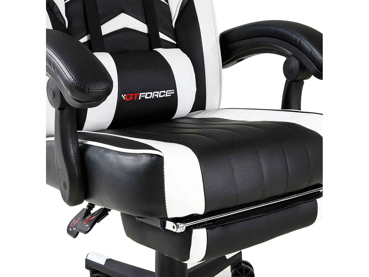 Turbo Reclining Sports Racing Office Desk Faux Leather Gaming Chair
