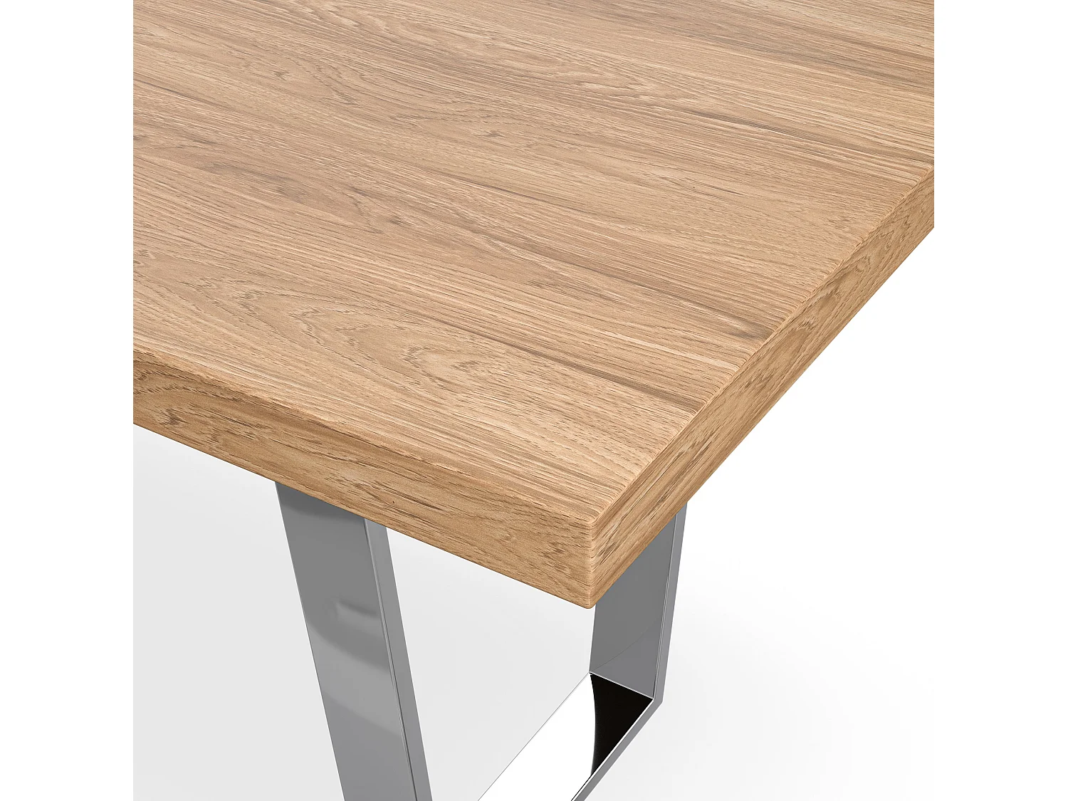 Aria 4-6 Seater Dining Table w Chrome Legs