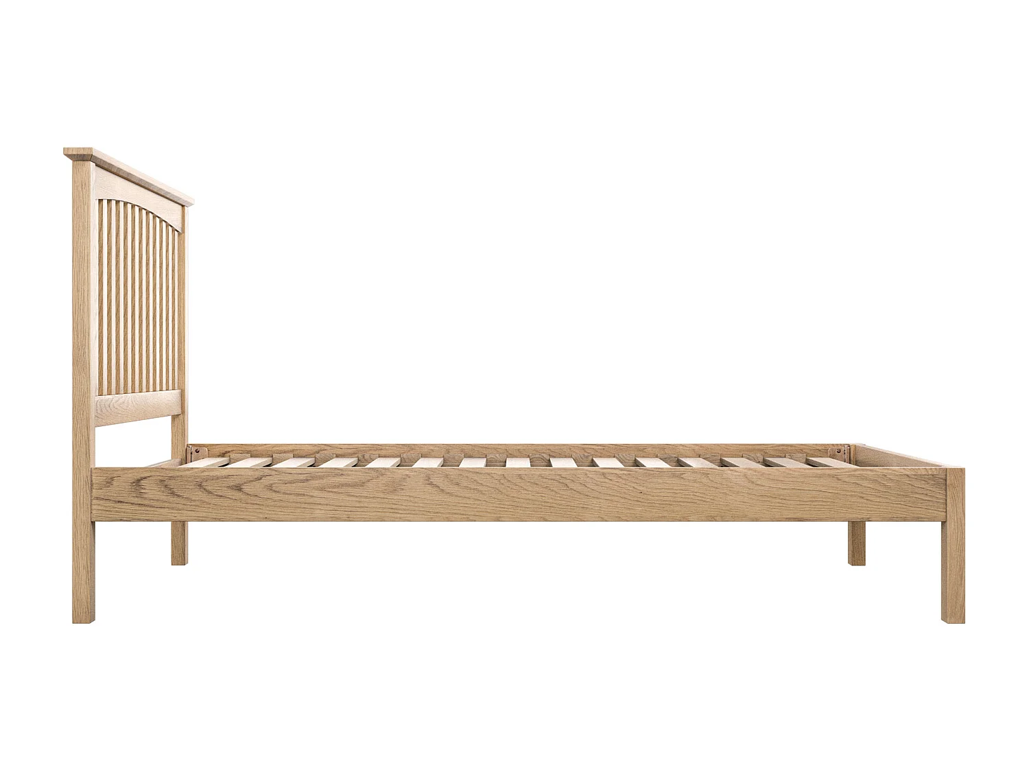 Dunkeld Solid Wooden Oak Low Footboard Shaker Style Bed Frame