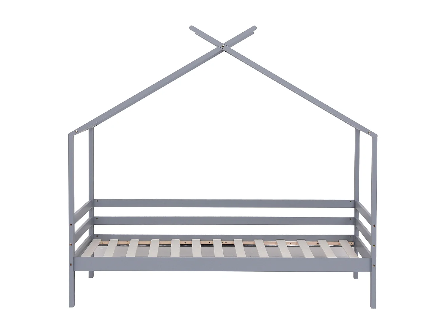 Teddy Kids Childrens Wooden House Treehouse Single Bed Frame