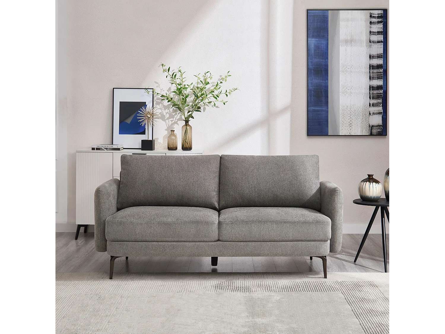 Sofia 3 Seater Fabric Sofa