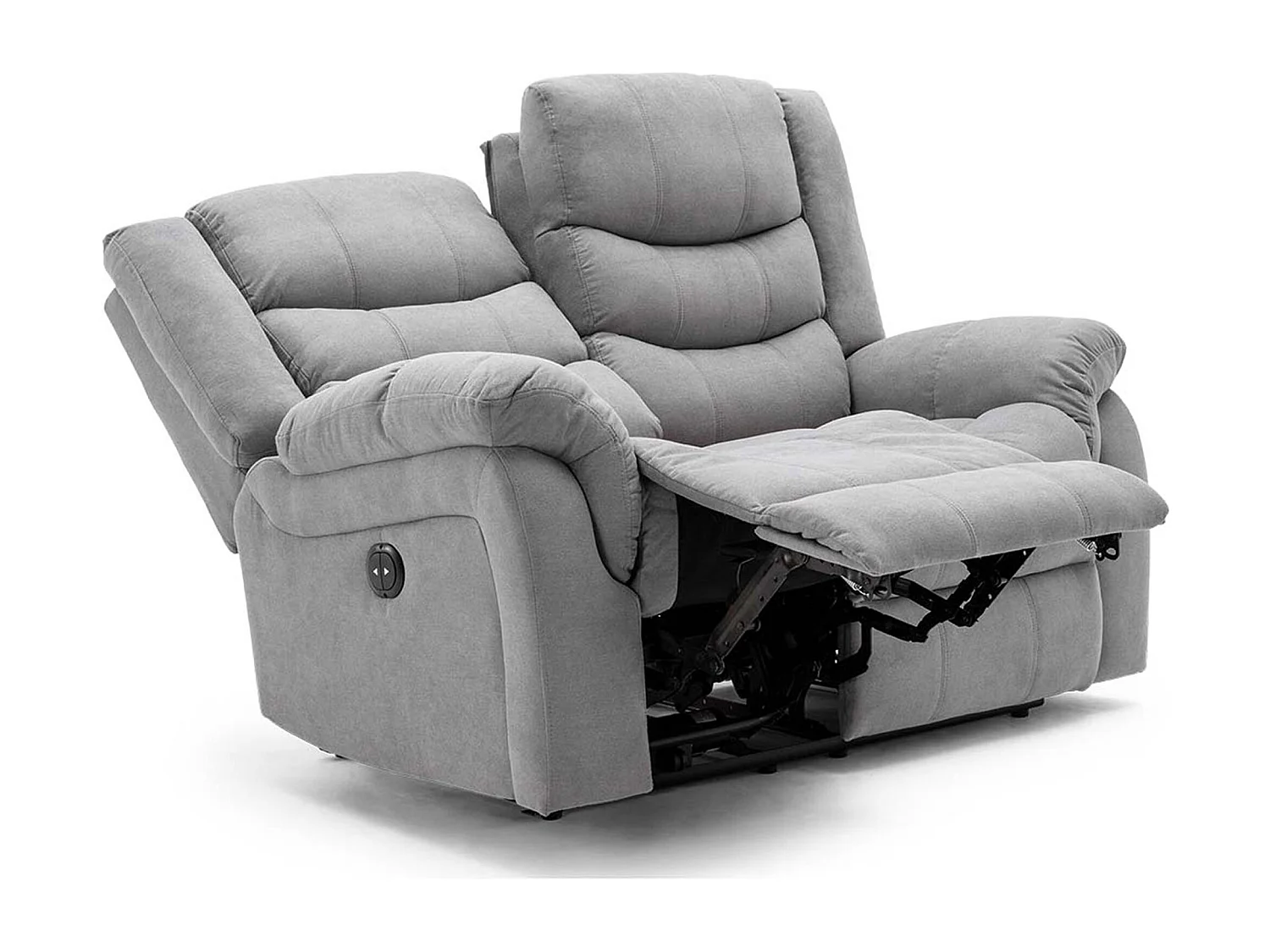 Seattle 2 Seater Fabric Manual Recliner Sofa