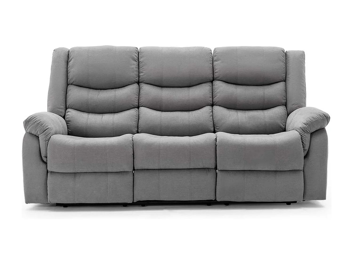 Seattle 3 Seater Fabric Manual Recliner Sofa