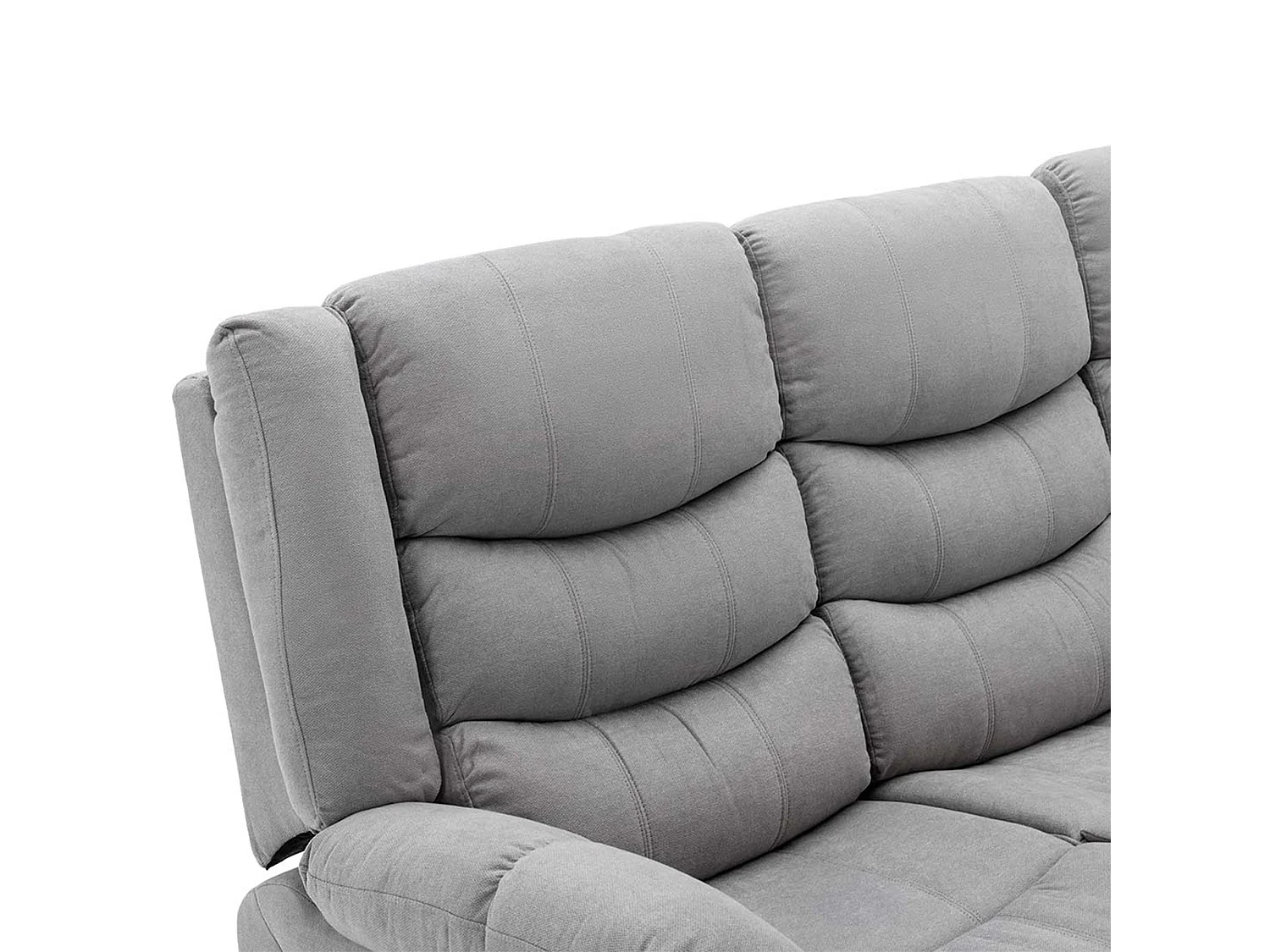 Seattle 3 Seater Fabric Manual Recliner Sofa