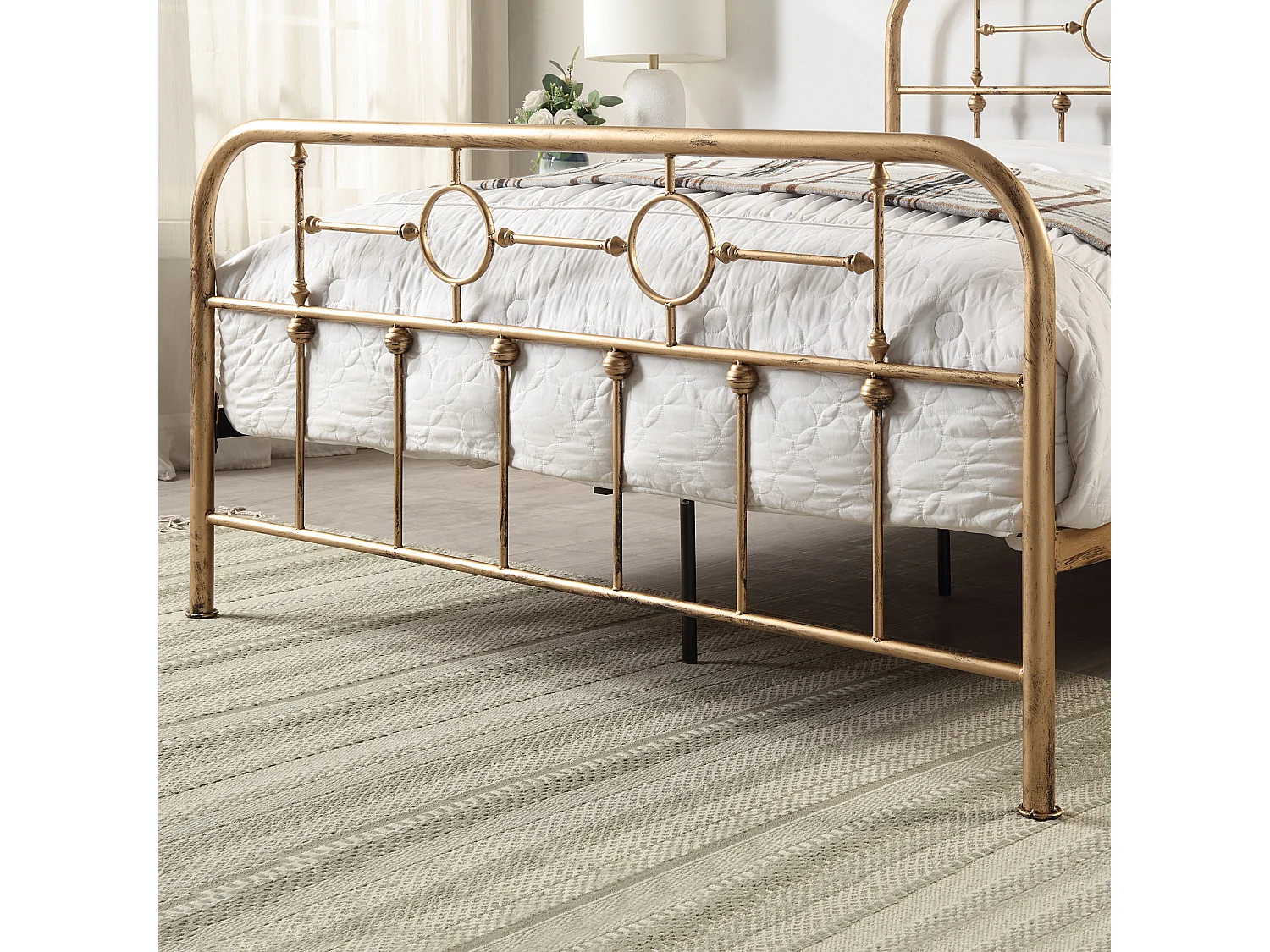 Ware Victorian Industrial Design Metal Bed Frame