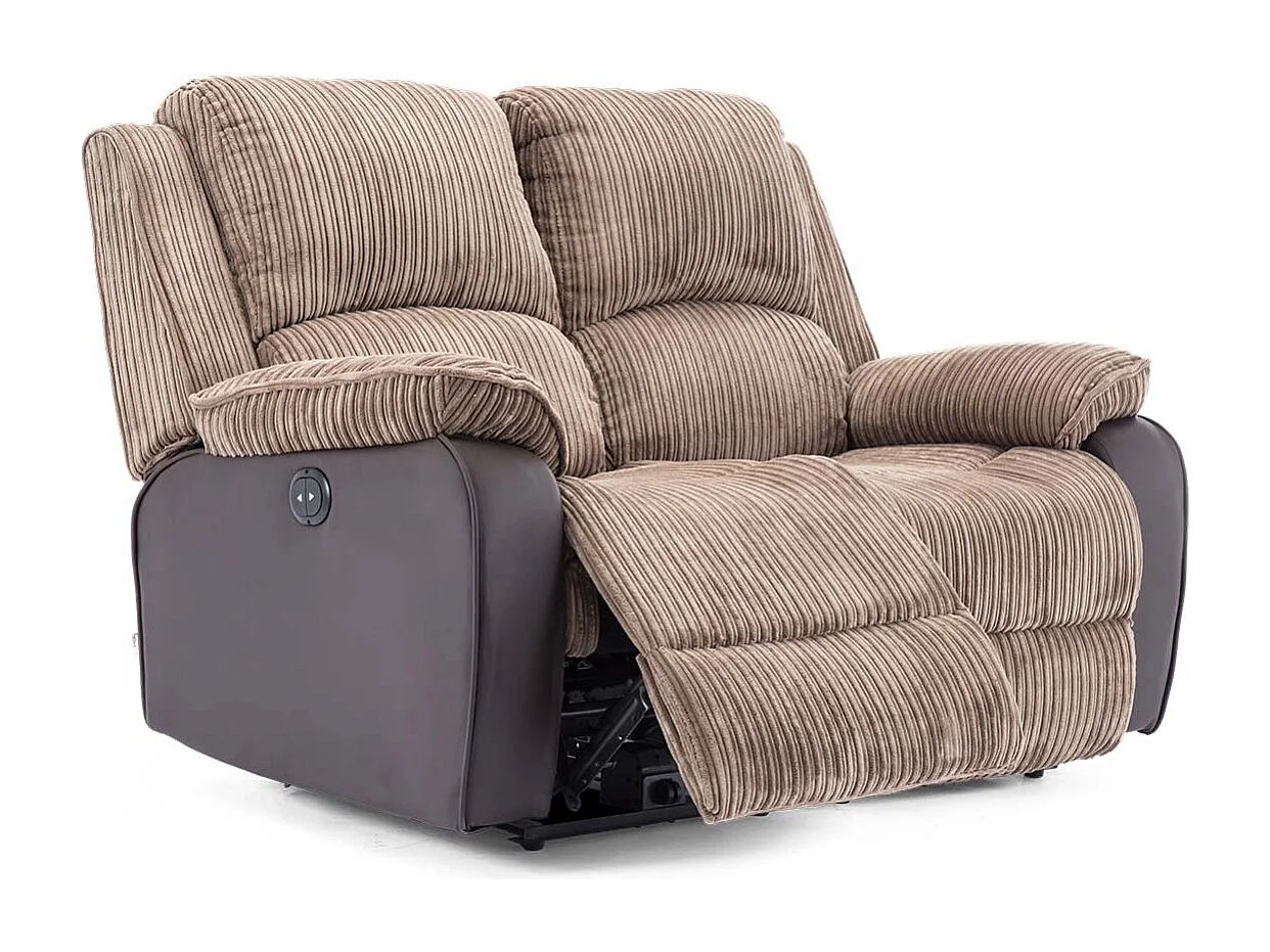 Postana Electric Recliner Jumbo Cord 2+3 Seater Sofa Set