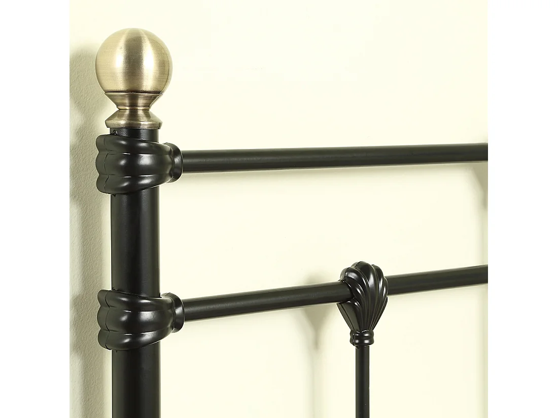 Bayford Traditional Single Metal Bed Frame with Guest Trundle Bed