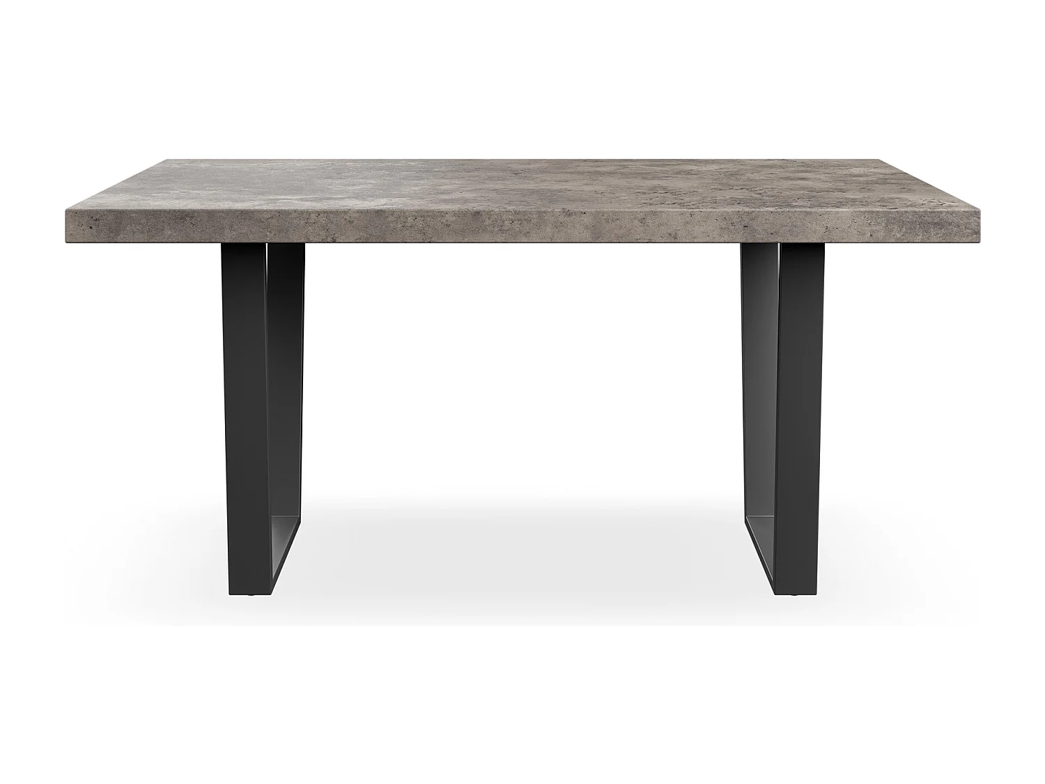 Aria 4-6 Seater Dining Table w Black Legs