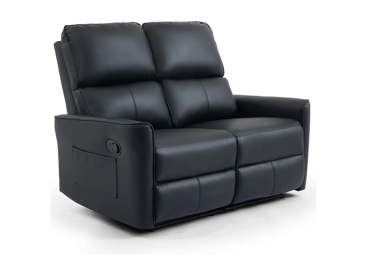 Madrid 2 Seater Manual Air Leather Recliner Sofa