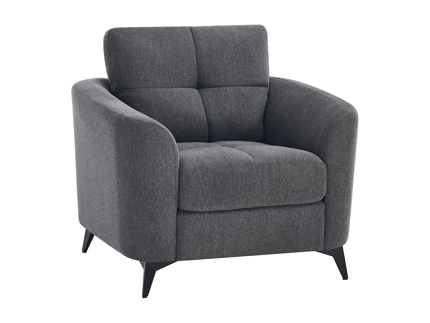 Solna Modern Scandi Style Fabric Living Room Chair