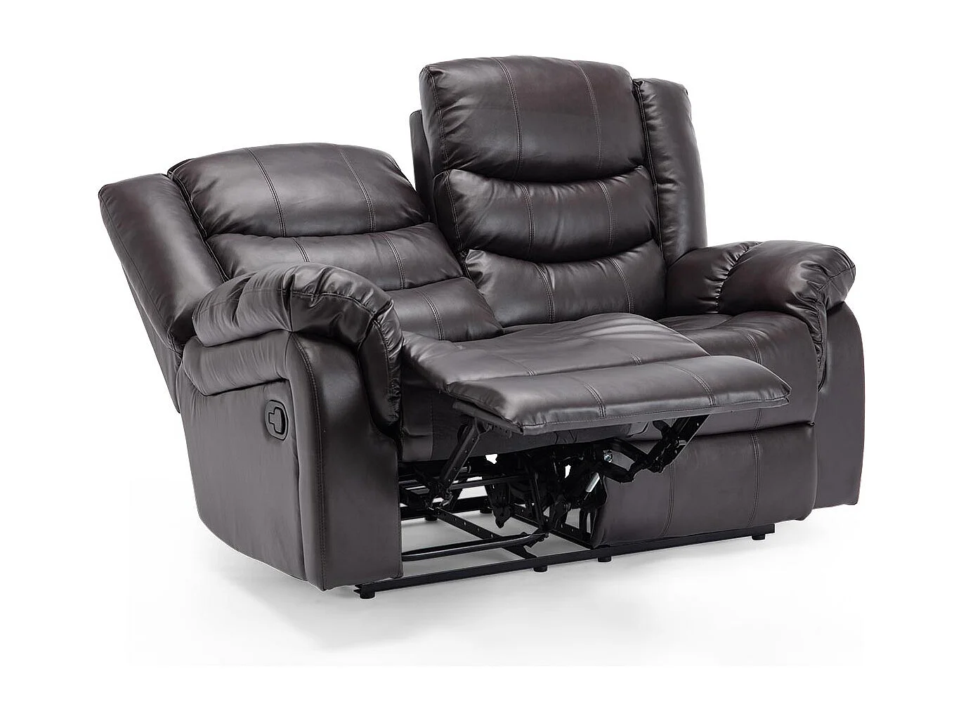 Seattle Manual Recliner Bonded Leather 2+3 Seater Sofa Set