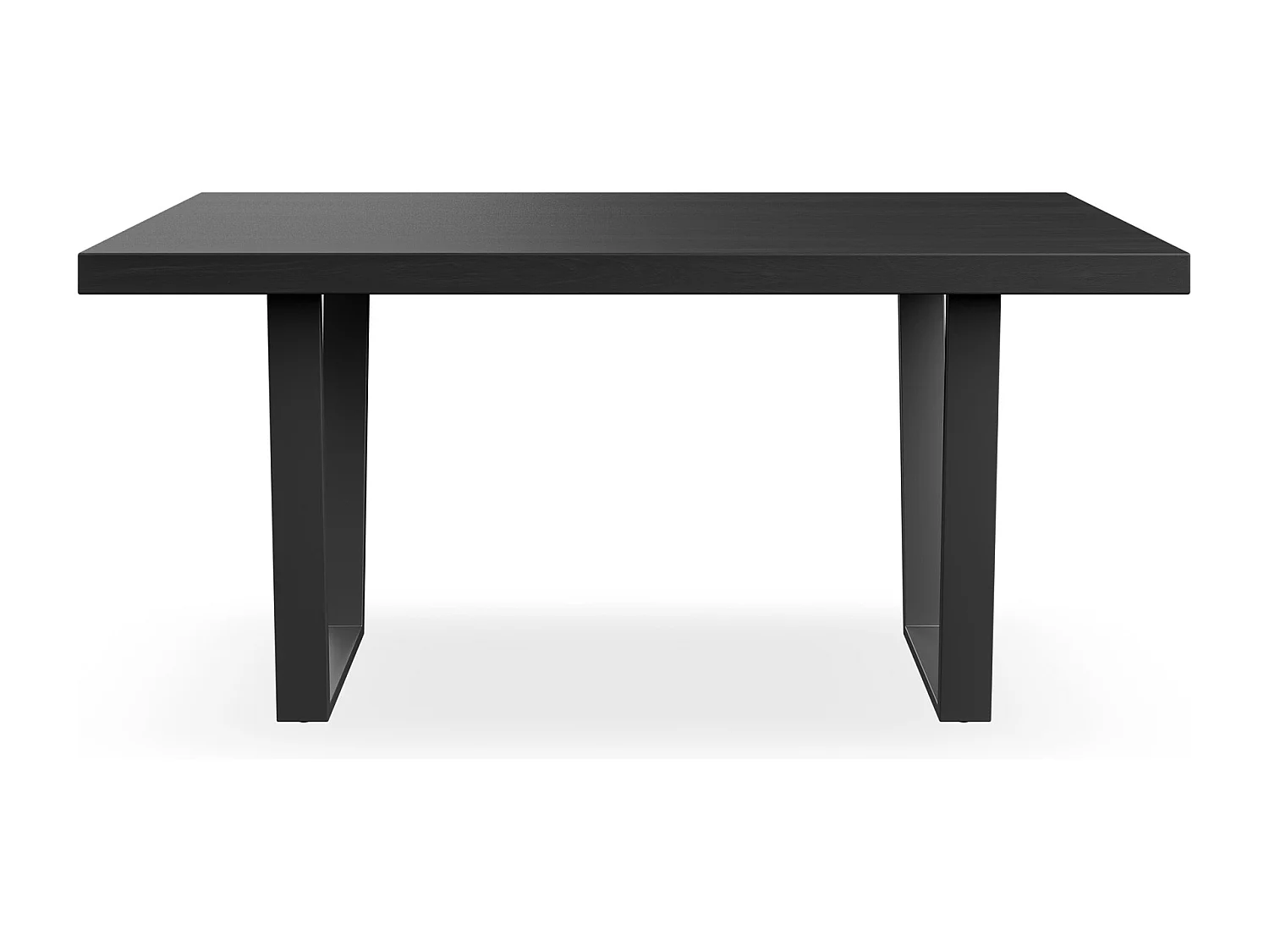 Aria 4-6 Seater Dining Table w Black Legs