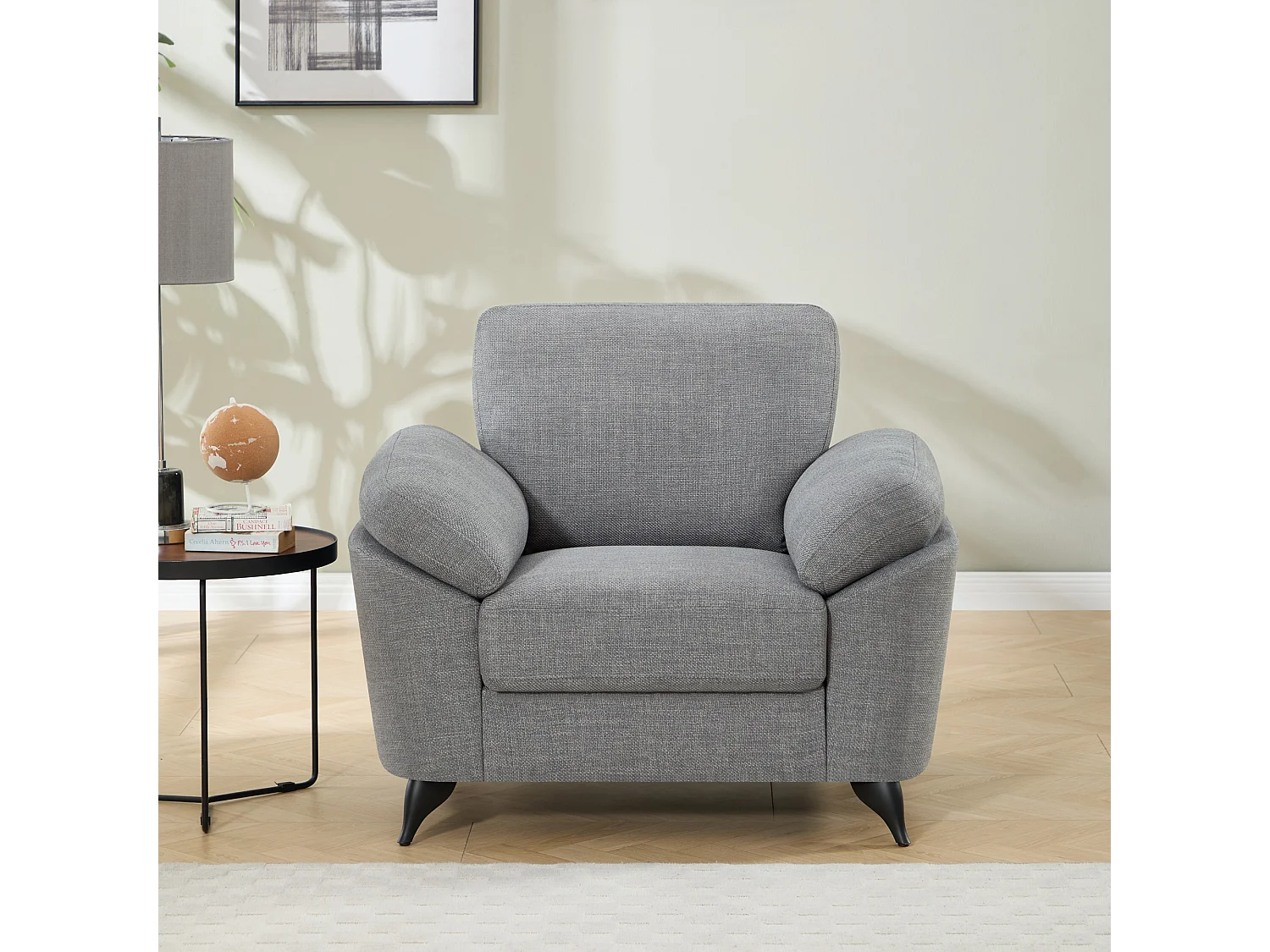 Malmo Modern Scandi Style Fabric Living Room Chair