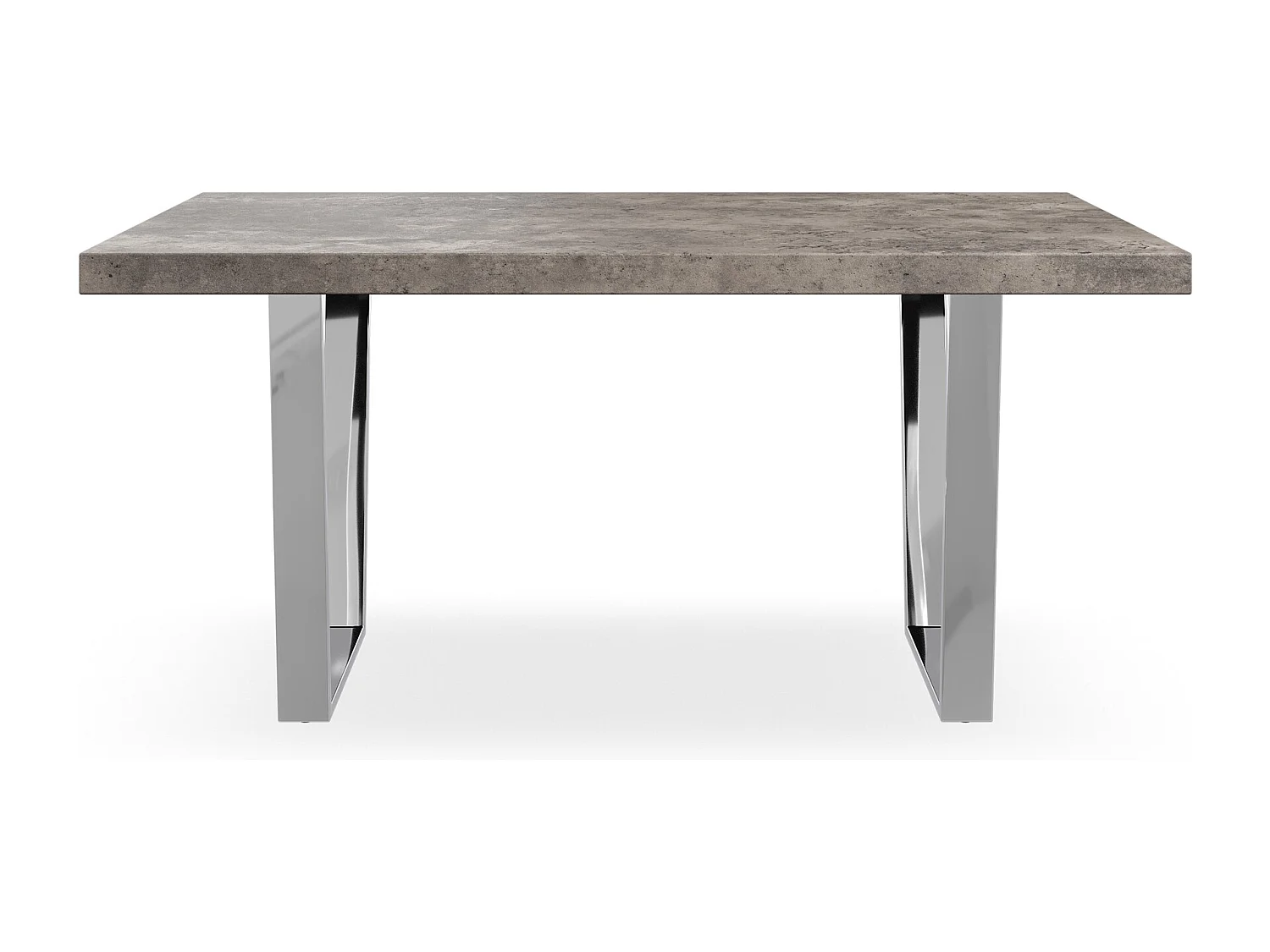 Aria 4-6 Seater Dining Table w Chrome Legs