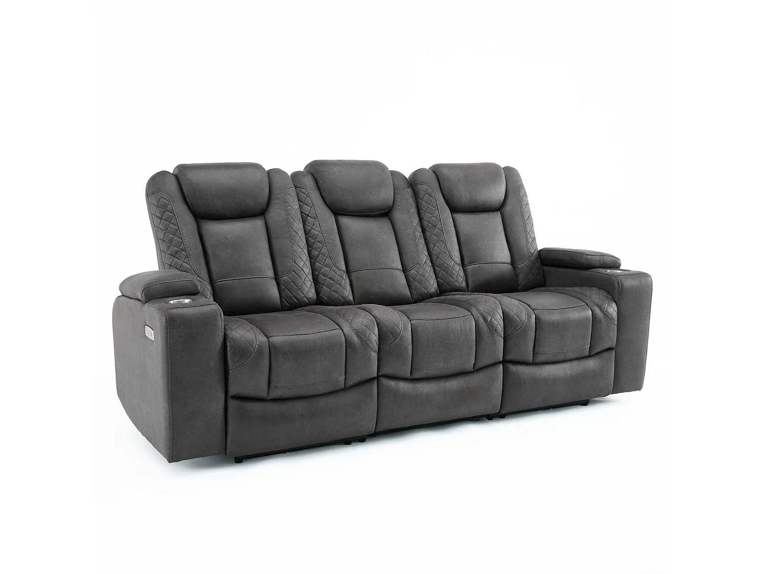 Ashton Electric Recliner 2+3 Seater Sofa Set Technology Fabric With Speakers & Usb-C Charging