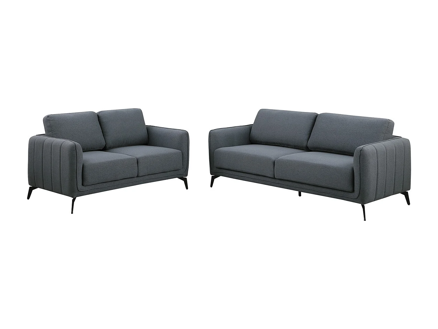 Oslo Modern Scandi Style Fabric Living Room 2+3 Seater Sofa Set
