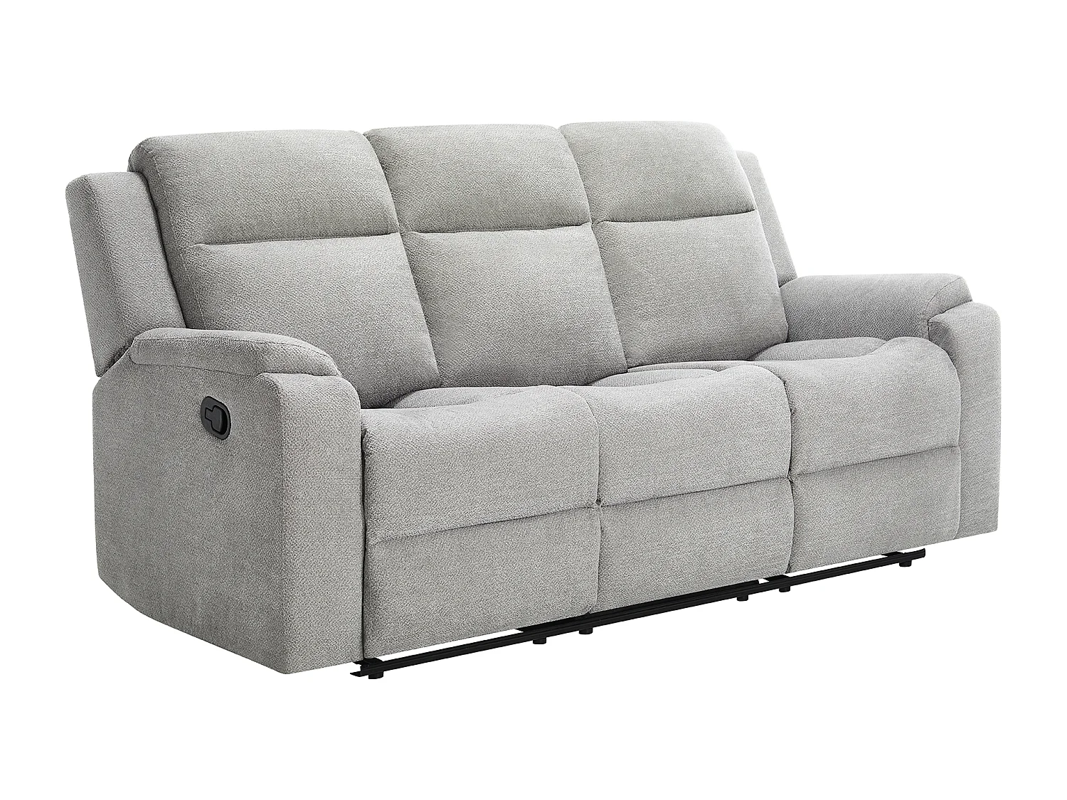 Orka 3 Seater Fabric Manual Recliner Sofa