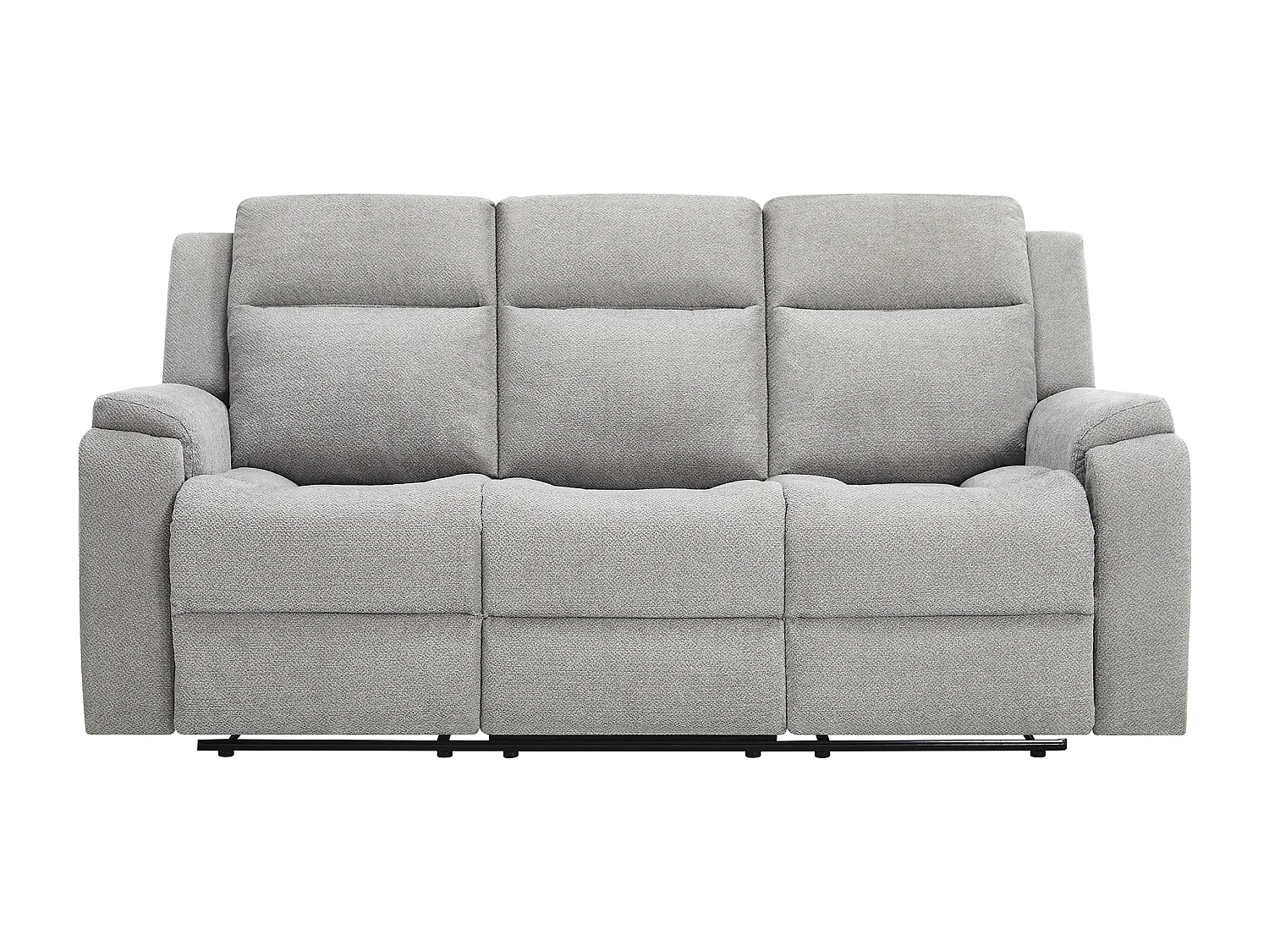 Orka 3 Seater Fabric Manual Recliner Sofa
