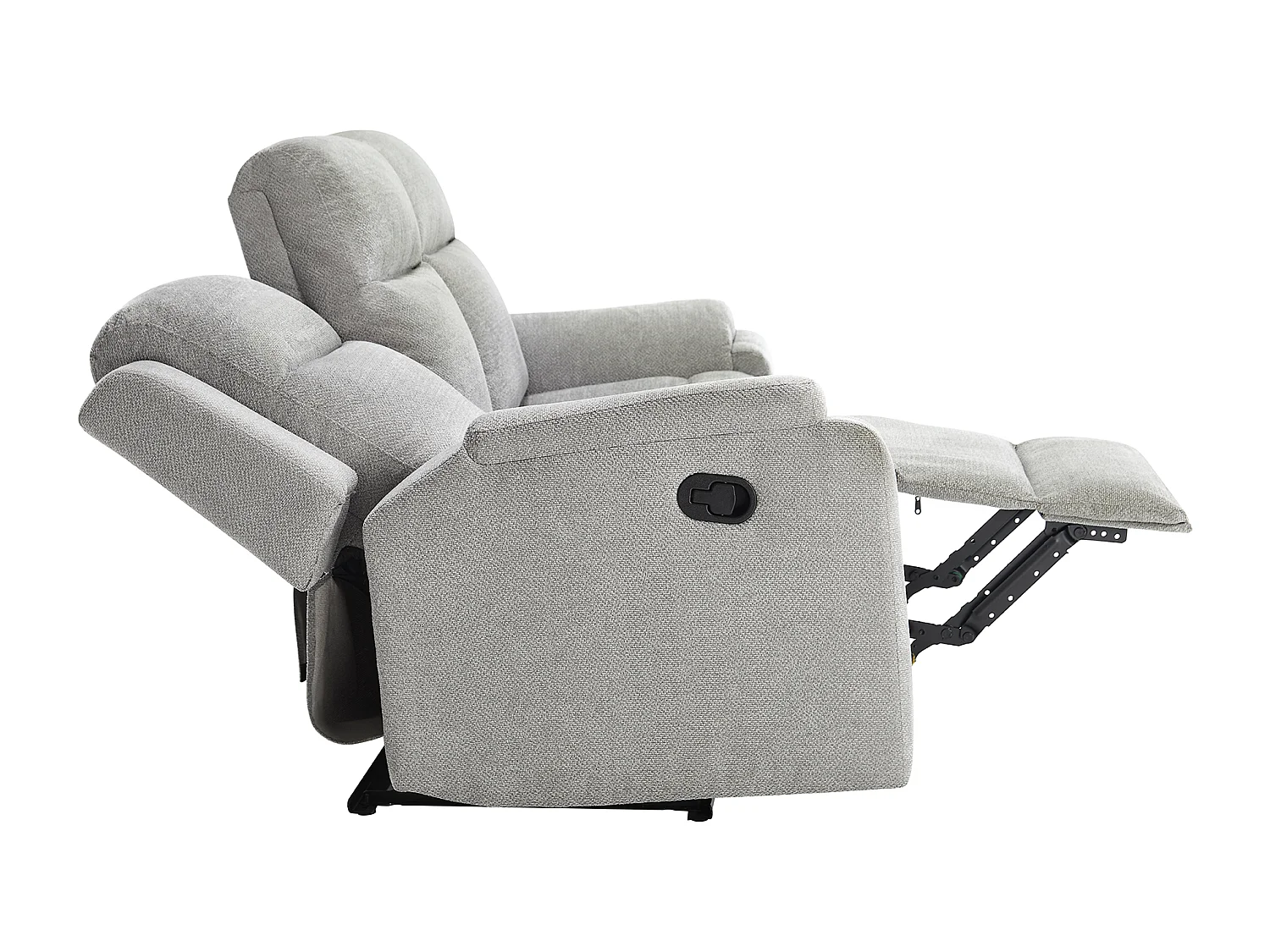 Orka 3 Seater Fabric Manual Recliner Sofa