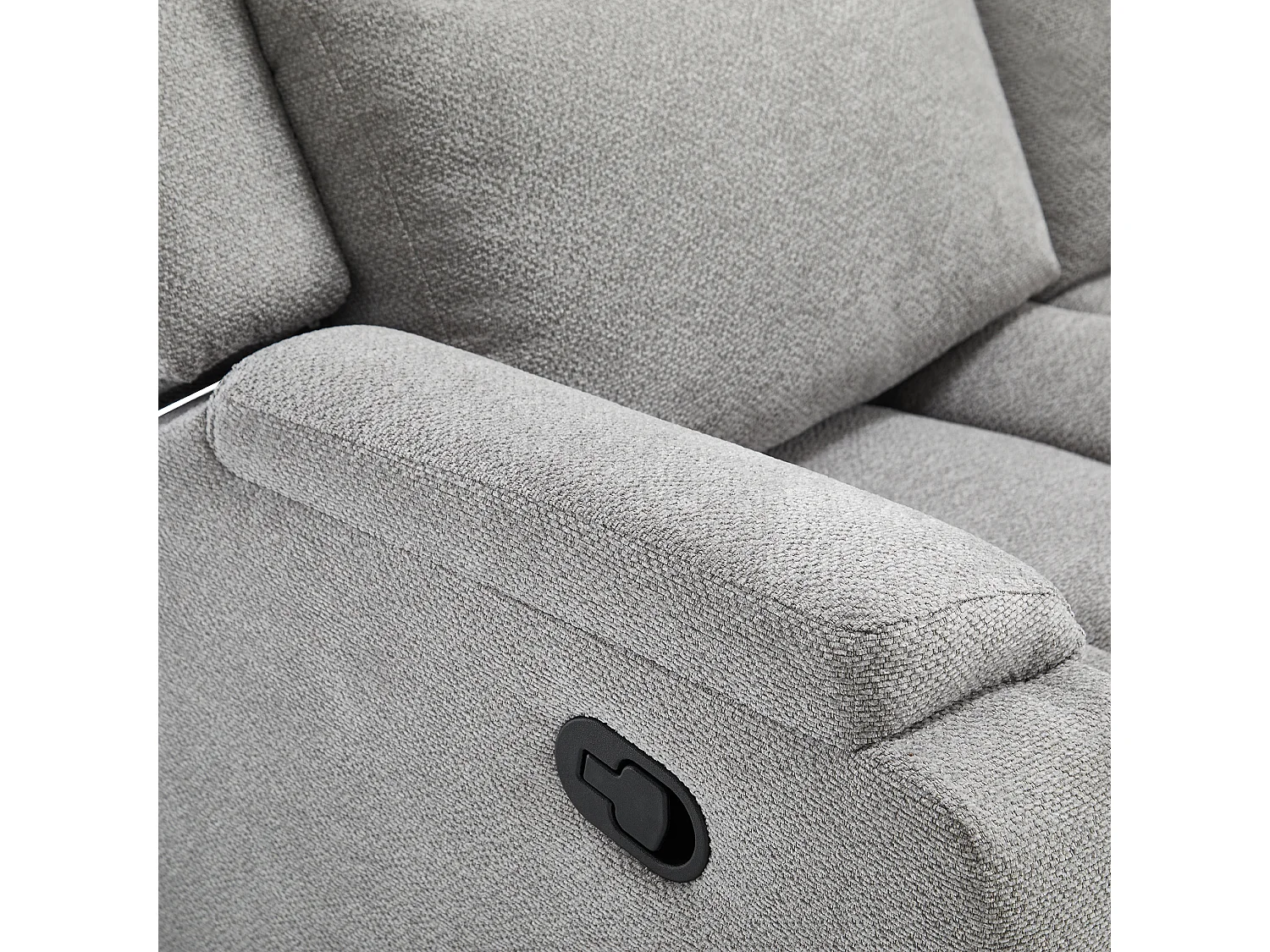 Orka 3 Seater Fabric Manual Recliner Sofa