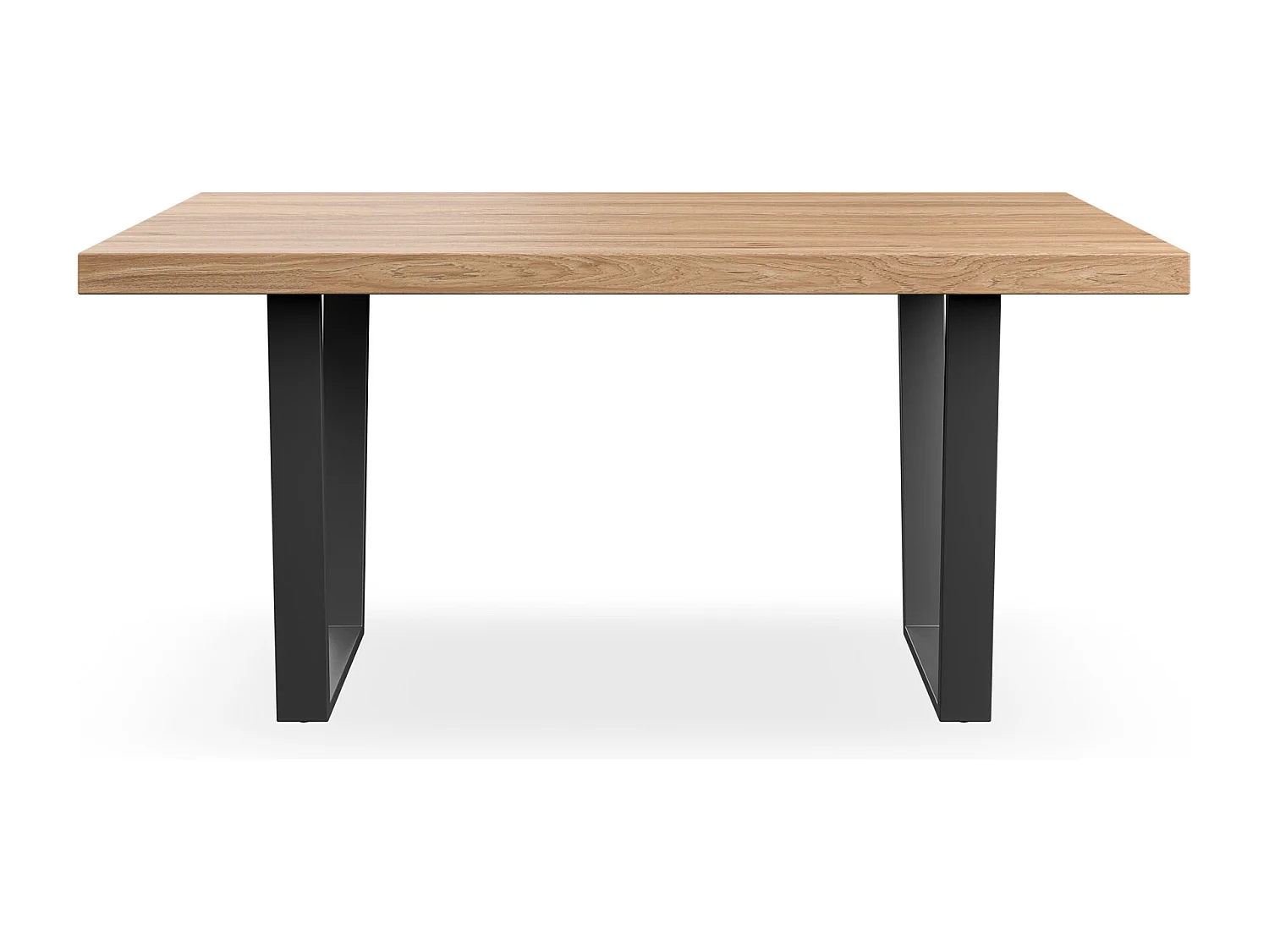 Aria 4-6 Seater Dining Table w Black Legs