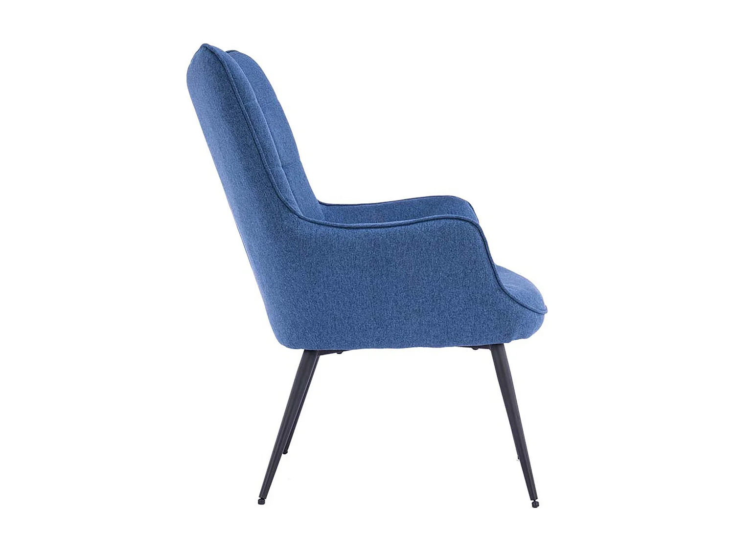 Vera Fabric Occasional Living Room Modern Accent Chair with Footstool
