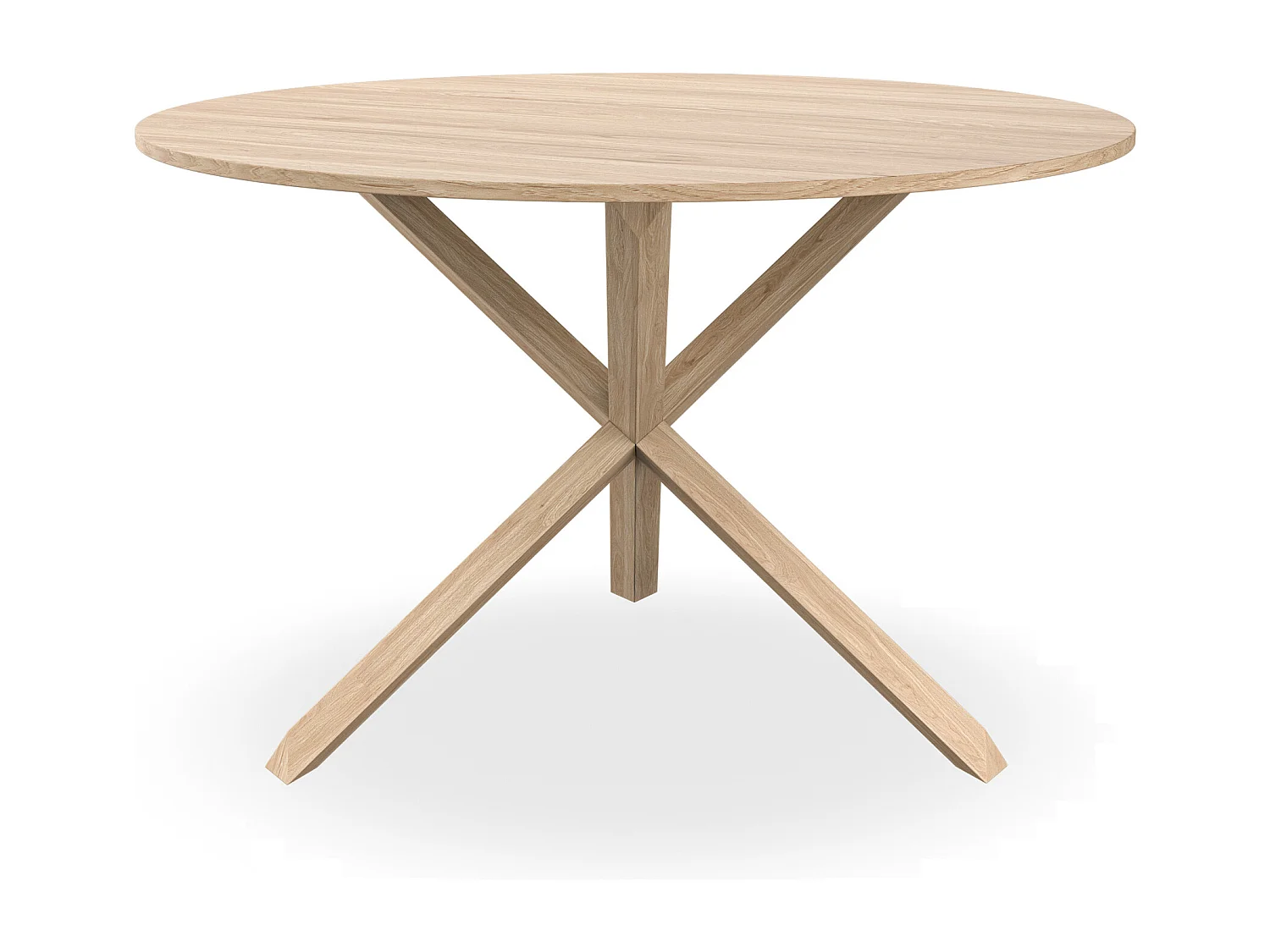 Malvern Round Dining Table 4-6 Seater w Solid Oak Legs