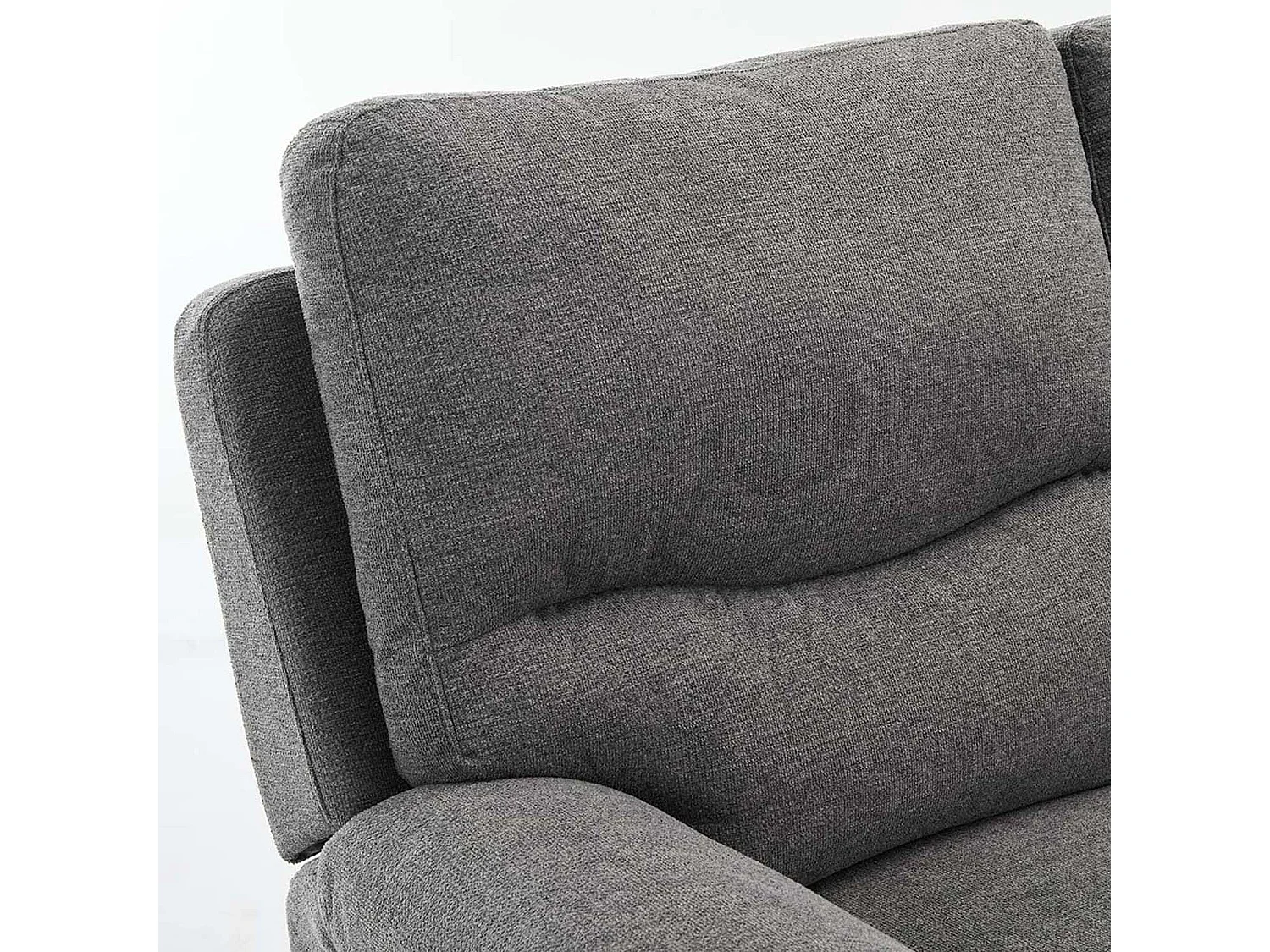 Fosse 2 Seater Manual Recliner Fabric Modern Living Sofa