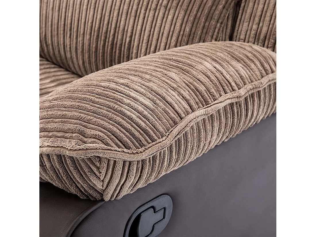 Postana Manual Recliner Bonded Leather 2+3 Seater Sofa Set