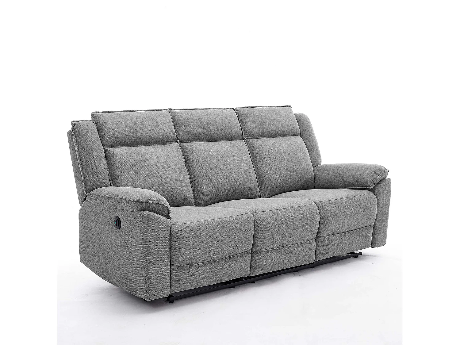 Skye 3 Seater Linen Electric Recliner Sofa
