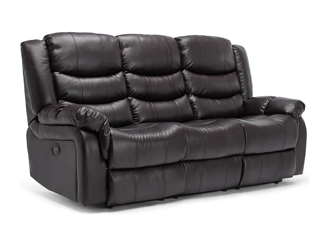 Seattle Electric Recliner Bonded Leather 2+3 Seater Sofa Set