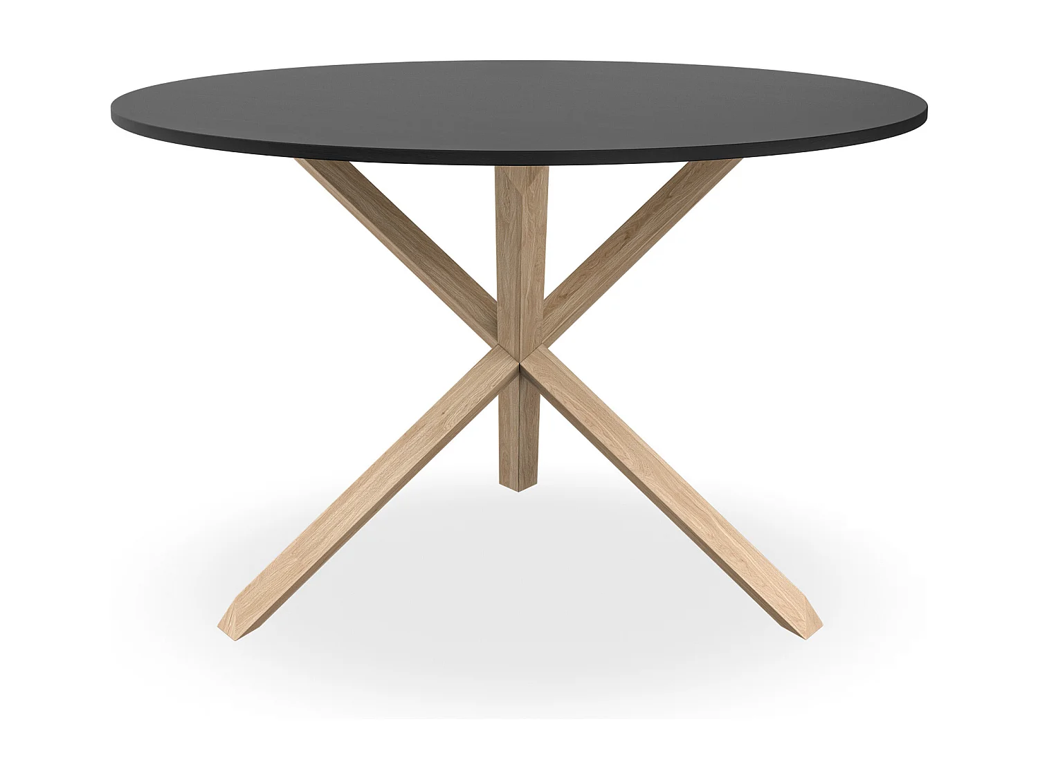 Malvern Round Dining Table 4-6 Seater w Solid Oak Legs