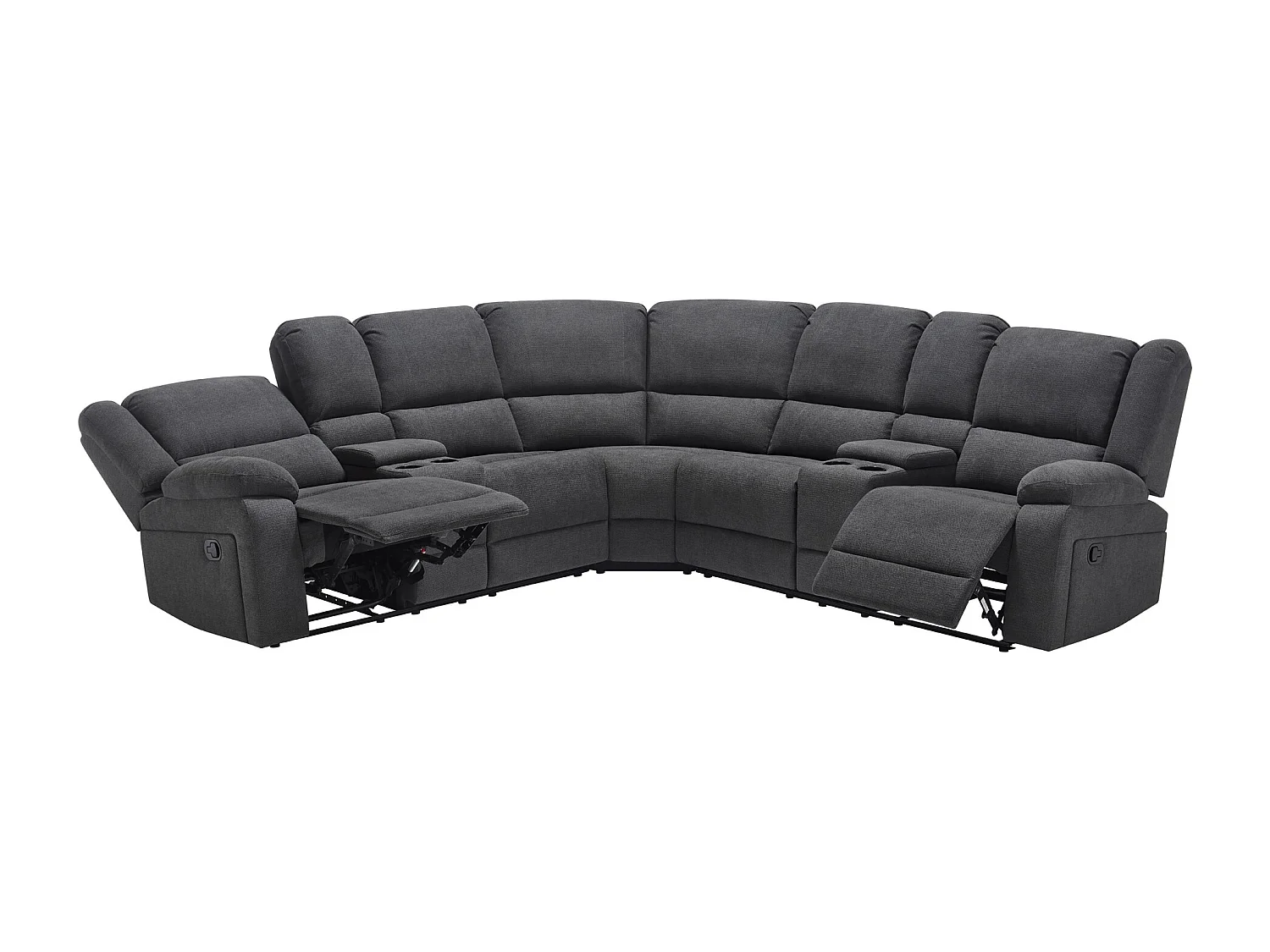 Praga Corner Fabric Recliner Sofa