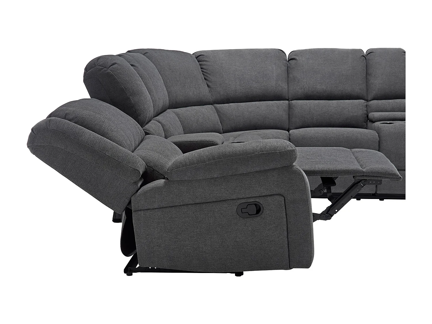 Praga Corner Fabric Recliner Sofa