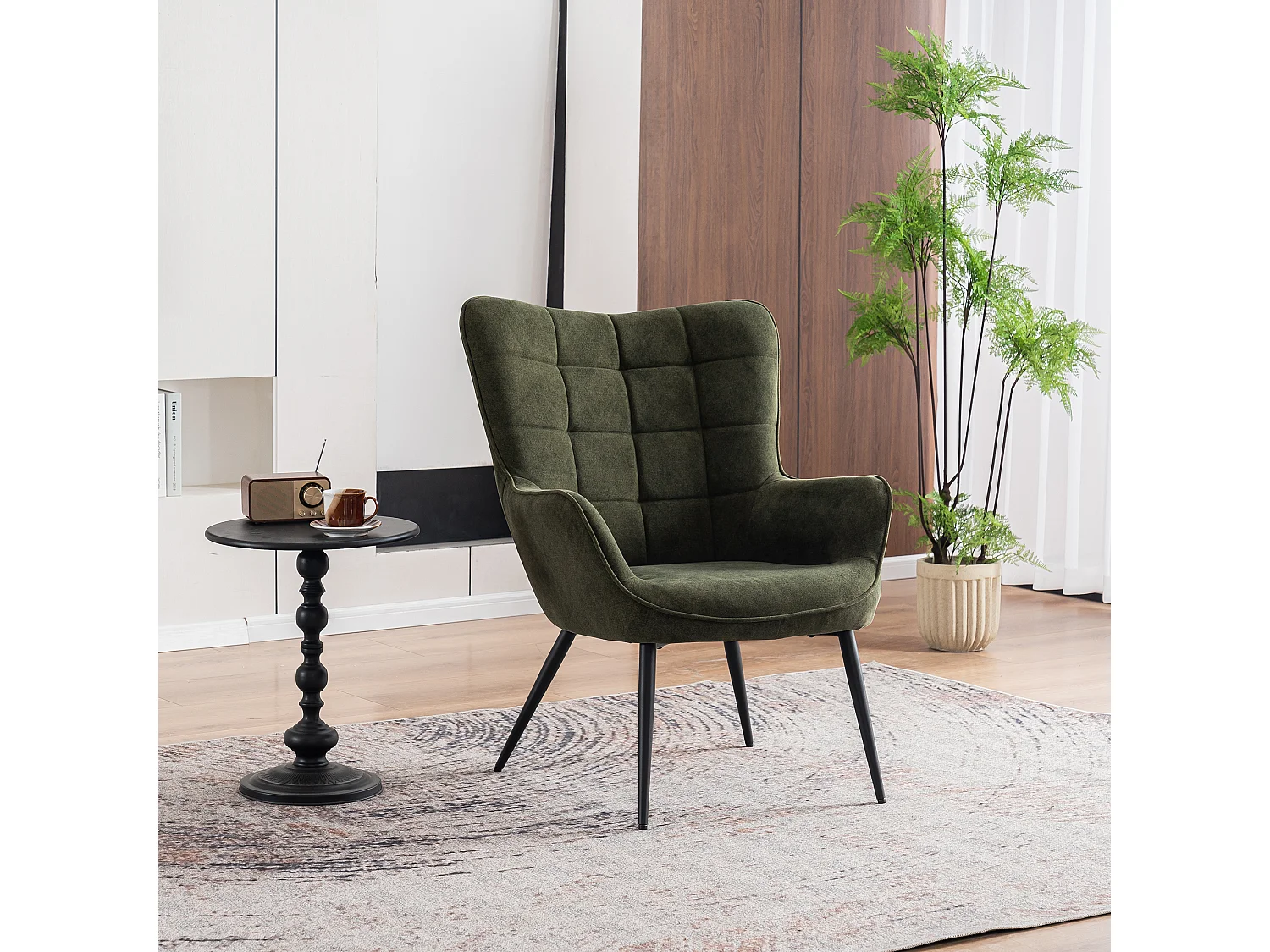Vera Velvet Occasional Living Room Modern Accent Chair in 3 Colours