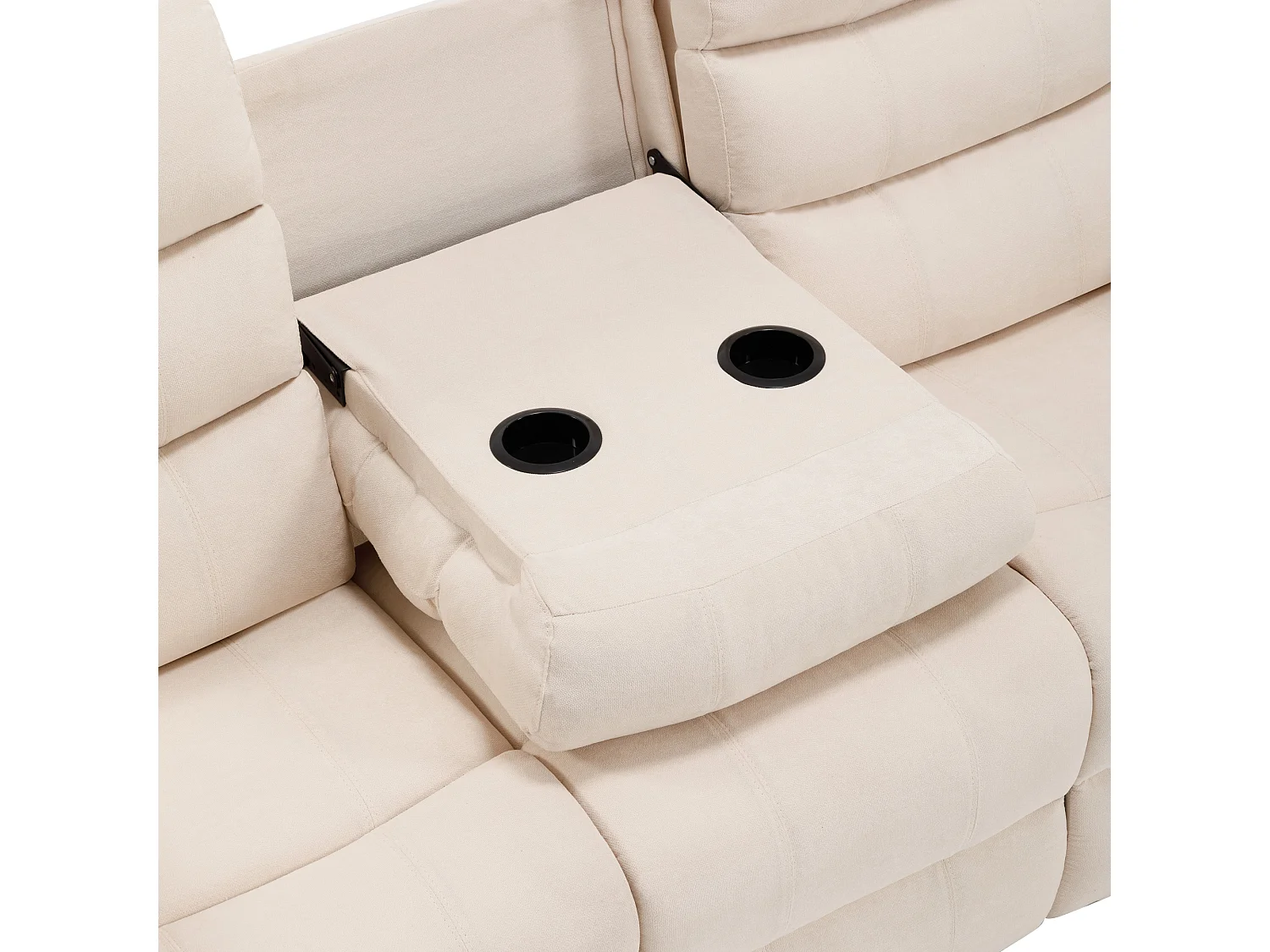 Boston 3 Seater Fabric Manual Recliner Sofa