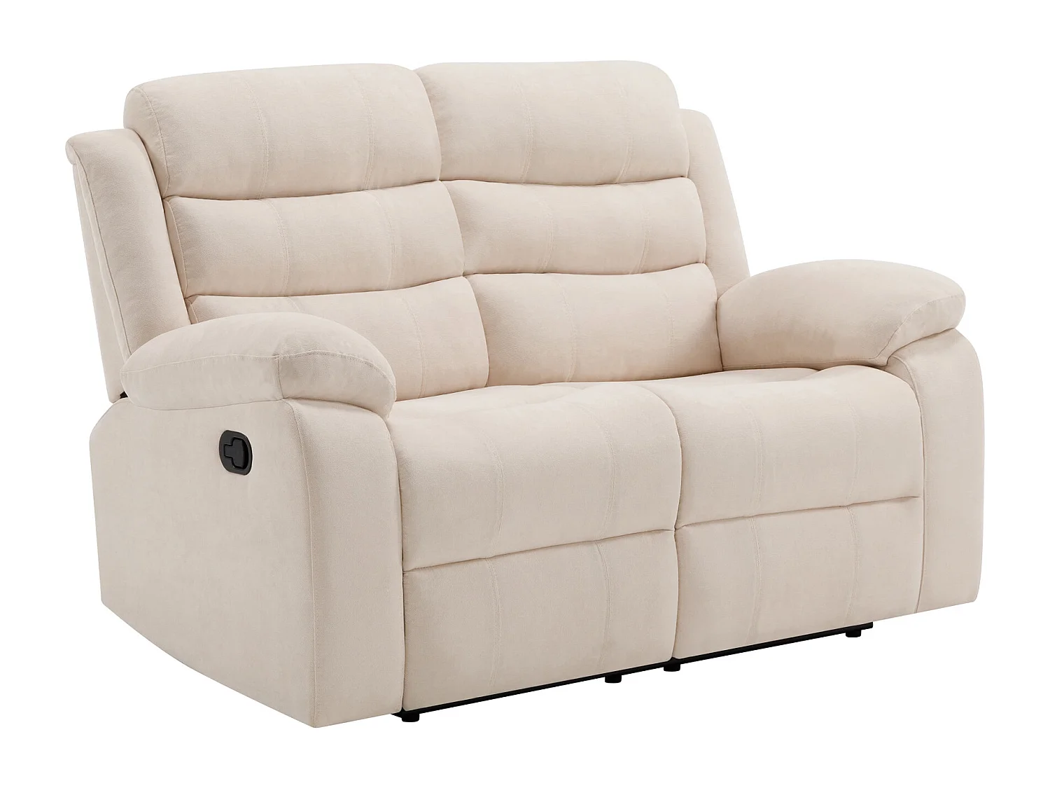Boston 2 Seater Fabric Manual Recliner Sofa