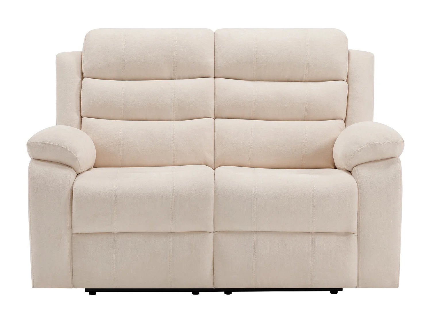 Boston 2 Seater Fabric Manual Recliner Sofa