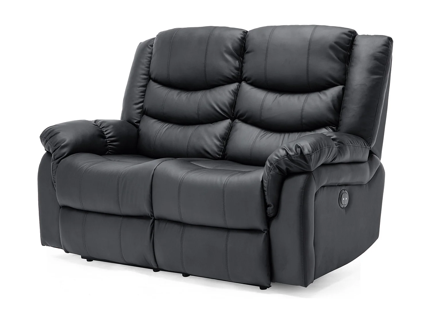 Seattle 2 Seater Electric High Back Bonded Leather Recliner Sofa
