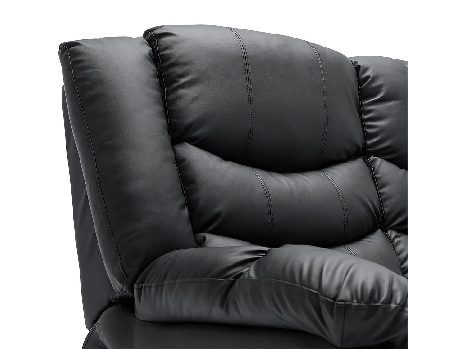 Seattle 2 Seater Electric High Back Bonded Leather Recliner Sofa