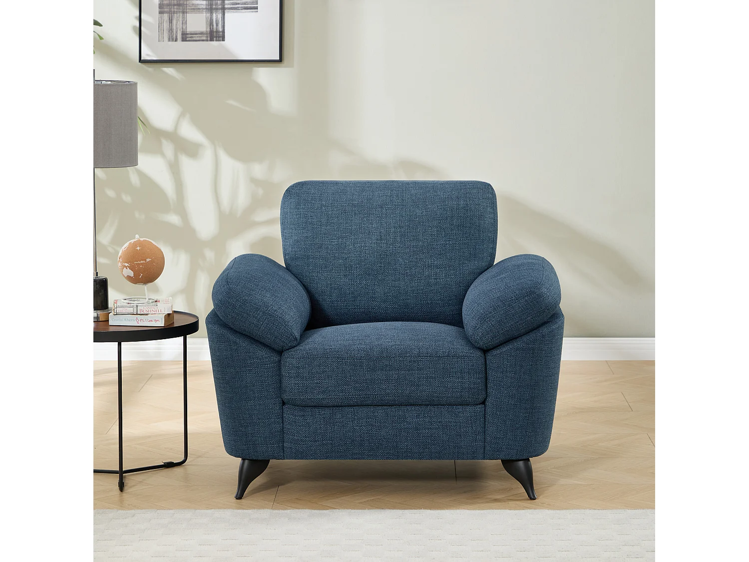 Malmo Modern Scandi Style Fabric Living Room Chair