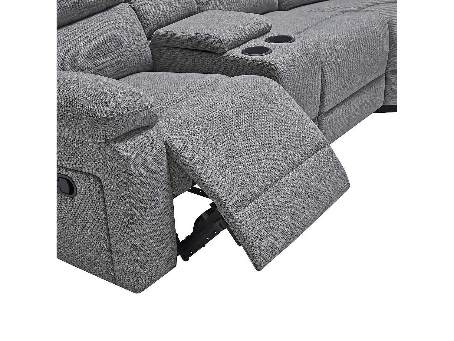 Praga Corner Fabric Recliner Sofa