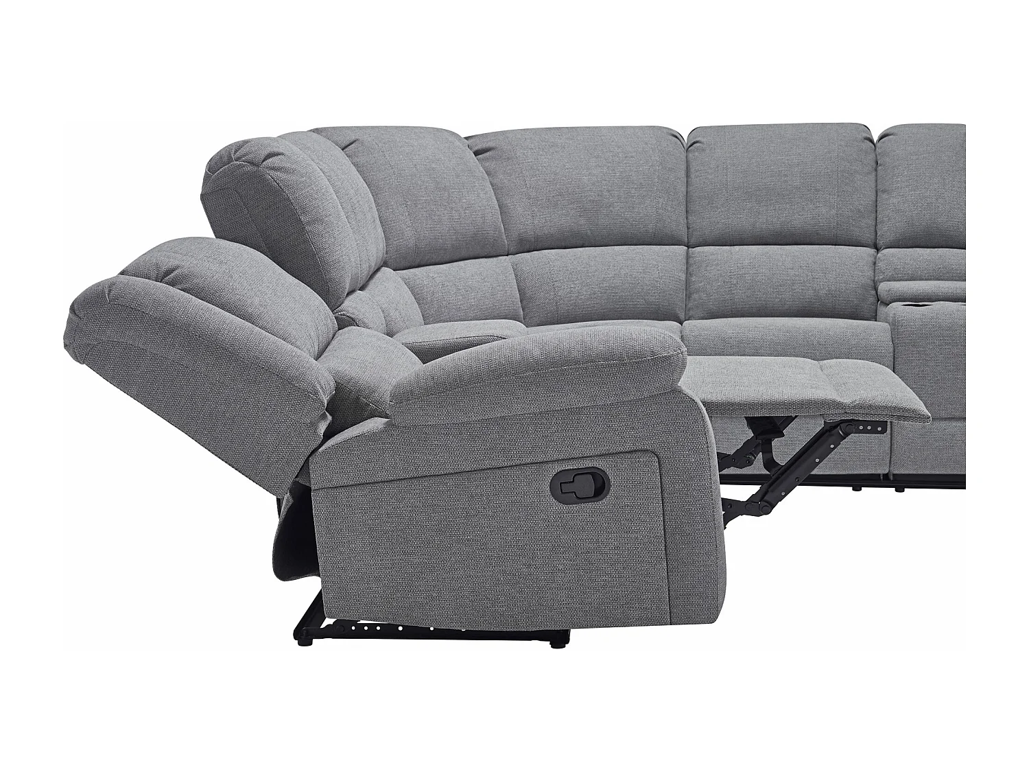 Praga Corner Fabric Recliner Sofa